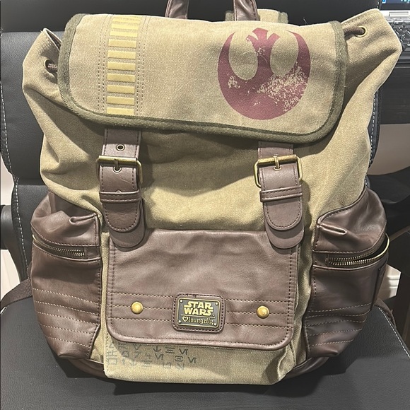 Star Wars Other - Star Wars Loungefly Rogue One Rebel Canvas Backpack